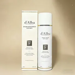 Xịt Chống Nắng d'Alba Moist Fresh Sun Mist SPF50+ PA++++ 150ml – Dạng Sương Mịn, Cấp Ẩm, Dùng Cho Mặt Và Body