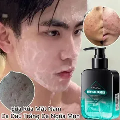 Sữa rửa mặt 160g Kiểm soát dầu giữ ẩm Men làm sạch sâu lỗ chân lông, Ngừa Mụn, Làm Trắng Da