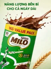 Sữa Milo Nestlé Úc Chính Hãng 1kg - Thức Uống Năng Lượng Dinh Dưỡng Cho Trẻ Em Và Gia Đình, Hỗ Trợ Tăng Chiều Cao và Sức Khỏe 817721