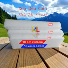 Xốp Dẻo Cắm Hoa PE Foam Khổ 15x50cm dày 3/5/7cm