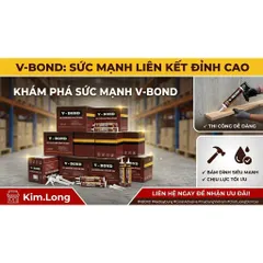 keo v-bond đa năng dán tấm PVC, nẹp nhựa, nano, phào chỉ, nhôm 817785