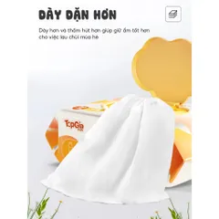 Khăn ướt TOPGIAKIDS chuẩn 3K không mùi, không cồn, không parabens - an toàn cho sức khỏe người dùng.