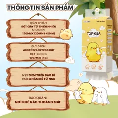 [ Tiết Kiệm Tối Đa ] Thùng 10 Bịch Khăn Giấy Pio TopGia 200 Lần Rút - Mềm Mịn Giấy dai tự nhiên - thấm hút tốt