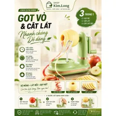 Máy gọt hoa quả trái cây đa năng - Giải pháp hoàn hảo để làm sạch vỏ trái cây!