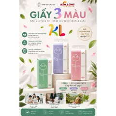 Giấy Sắc Hạ TOPGIA Premium 1280 Tờ – Siêu Mềm, Không Huỳnh Quang, Chuẩn Gia Đình Việt
