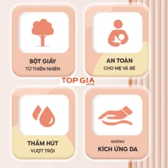 Khăn giấy Top Gia Tiểu Hạ 10 bịch, giấy vệ sinh treo tường 1000 tờ 4 lớp tiện lợi và chất lượng.
