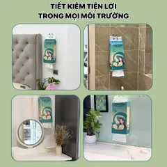 Khăn giấy Top Gia treo tường Sắc Việt, siêu mềm mịn, an toàn cho da, bịch 1280 tờ 817845
