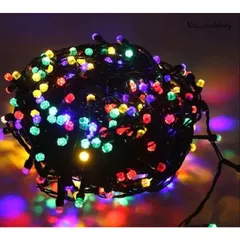 Đèn Led Kim Cương 20-40m trang trí nhấp nháy nhiều màu, 7-8 chế độ cao cấp, lý tưởng cho dịp Tết và Noel.
