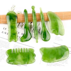 [Cạo Gió] Bộ Dụng Cụ Ấn Huyệt Cạo Gió 7 Món Dùng Trong Dưỡng Sinh SPA