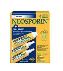 Kem mỡ Neosporin set 3 tuýt hỗ trợ viêm, vết bỏng