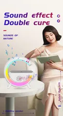 Loa Bluetooth Sạc Ko Dây Đèn Tạo Không Khí 3in1 BT 2301