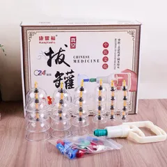 Bộ Giác Hơi Chân Không 32 Ly,24 Ly, 12 Ly Bộ Giác Hơi Không Dùng Lửa Loại Cốc Dày Hàng Cao Cấp