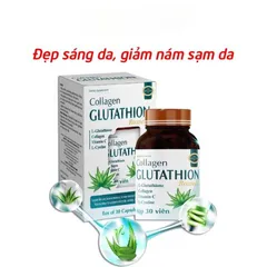 (Công Ty NK) Collagen Glutathion ROXTECH bổ sung l-cystine, vitamin E C đẹp sáng da, giảm nám sạm da - 30 viên