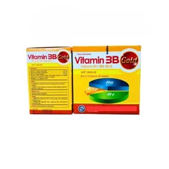 (NK công ty) Viên Uống Vitamin 3B Gold PV (B1 B6 B12) - Hỗ Trợ Thần Kinh, Giảm Tê Bì Tay Chân - Hộp 100 Viên