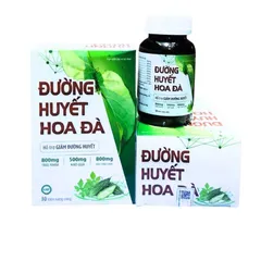 (NK công ty) Viên Uống Đường Huyết Hoa Đà - Hỗ Trợ Giảm Đường Huyết, Ổn Định Huyết Áp - Hộp 30 Viên