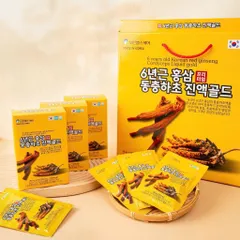 Nước hồng sâm đông trùng hạ thảo Nonghuyp vàng