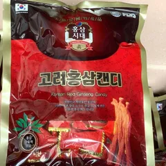 Combo 2 gói Kẹo hồng sâm Hàn Quốc gói 200g