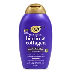 Dầu gội và xả OGX Biotin & Collagen 385ml - Chăm sóc tóc dày và chắc khỏe, ngăn rụng tóc siêu hiệu quả