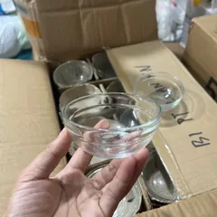 K1- Bát Thuỷ Tinh dùng trong Spa. Có các kích cỡ khác nhau K1