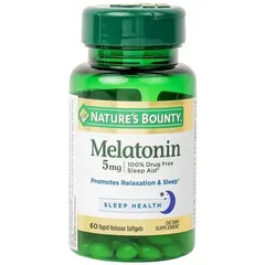 (CTy NK) Viên uống giúp điều hòa giấc ngủ giúp ngủ sâu giấc Melatoninn Nature's Bounty (60 viên)