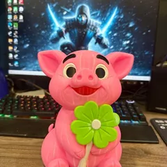 Mô hình heo may mắn cao 20cm 818245