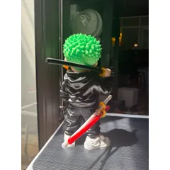 Mô Hình Chibi Zoro Streetwear One Piece In 3D(30cm)