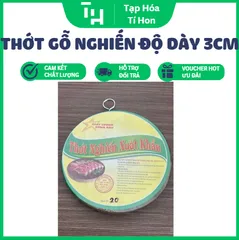 thớt gỗ nghiến nguyên khối độ dày 3cm (TH693)