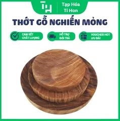 thớt gỗ nghiến mỏng nguyên khối độ dày 2.5cm (TH694)