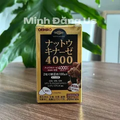 Viên uống  Nattokinase 4000fu Nhật Bản 60 viên