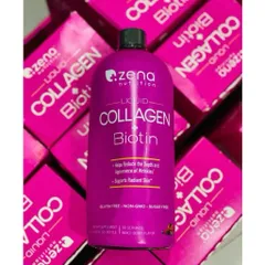 Nước uống đẹp da Nước uống Collagen + Biotin Zena Liquid 900ml của Mỹ 818299