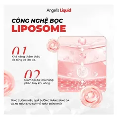 Viên uống trắng da Angel's Liquid Glutathione Oneday Collagen 600mg 72 viên
