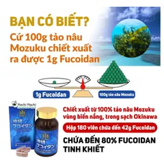 Viên uống Okinawa Fucoidan 180 viên, hỗ trợ nâng cao sức đề kháng