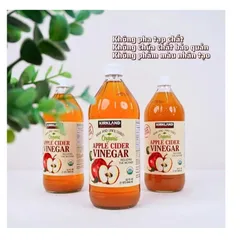 Giấm Táo Hữu Cơ Kirkland Signature Organic Apple Cider Vinegar Chai 946ml Mỹ