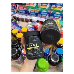 DATE 2028 - Vitamin SR D3 + K2 With Coconut Oil 125mcg (5000IU) 160 Softgels Mỹ