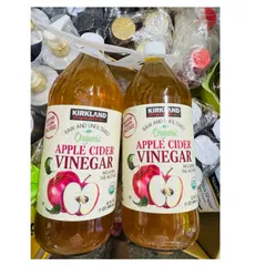 Giấm Táo Hữu Cơ Kirkland Signature Organic Apple Cider Vinegar Chai 946ml Mỹ