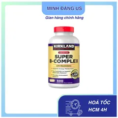 Vitamin B Tổng Hợp Ki.rkland Super B-Complex: “Nhà Máy Năng Lượng” Toàn Diện Cho Sức Khỏe Từ Mỹ