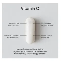 180 Viên Uống Vitamin C 1000mg Sports Research Hỗ Trợ Miễn Dịch