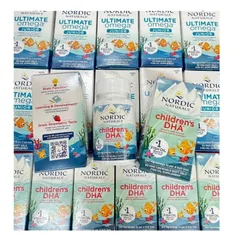DHA Nordic Naturals Children's DHA Strawberry Flavor Vị Dâu Cho Trẻ Từ 3 Tuổi