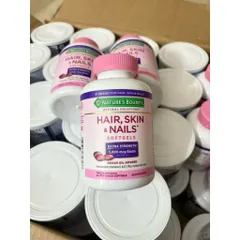 🌷🌸Viên Uống k Kẹo Dẻo Đẹp Da Tóc và Móng 250 viên của Mỹ Nature’s Bounty HAIR SKIN & NAILS🌸🌷
