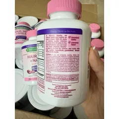 🌷🌸Viên Uống k Kẹo Dẻo Đẹp Da Tóc và Móng 250 viên của Mỹ Nature’s Bounty HAIR SKIN & NAILS🌸🌷