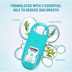 Xịt thơm miệng/Miếng Ngậm thơm miệng diệt khuẩn Listerine 7,7ml Cool Mint Pockeymist Mỹ