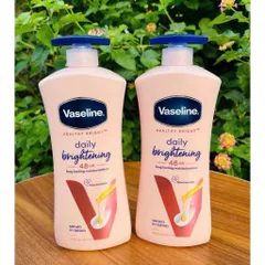 Sữa Dưỡng Thể Vaseline 725ml Dưỡng Trắng Sáng Da Nâng Tone Body Lotion Tone Up Chất Kem Hồng Nhạt Không Bết Dính