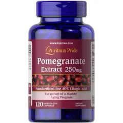 Viên uống chống nắng nội sinh, mờ nám, trắng da lựu Pomegranate Extract Puritan's pride 818352