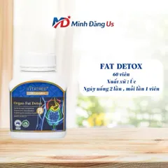 Viên uống thải độc mỡ nội tạng Vitatree Organ Fat Detox hỗ trợ chuyển hoá chất béo hộp 60 viên