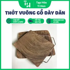 thớt gỗ nghiến dày dặn nguyên khối (TH696)
