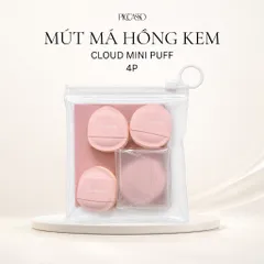 Combo 4 Mút Xỏ Ngón Tán Má Hồng Và Che Khuyết Điểm Piccasso Cloud Micro Puff