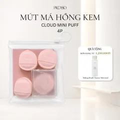 Combo 4 Mút Xỏ Ngón Tán Má Hồng Và Che Khuyết Điểm Piccasso Cloud Micro Puff