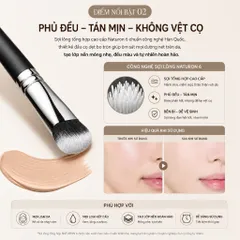 Cọ Tán Kem Nền Đầu Tròn Vát Cao Cấp Piccasso FB22 Base Master Foundation