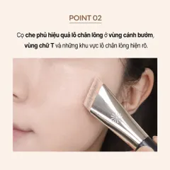 Cọ tán nền Piccasso FB33 Tapping Cover Hiệu ứng Filter Che Phủ Lỗ Chân Lông Chuyên Dụng