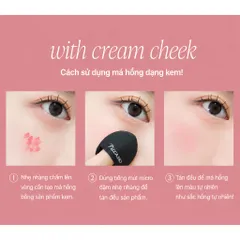 Set 4 Bông Mút Đệm Mini Tán Kem Che Khuyết Điểm Piccasso Micro Puff 4P Set Kèm Hộp Đựng